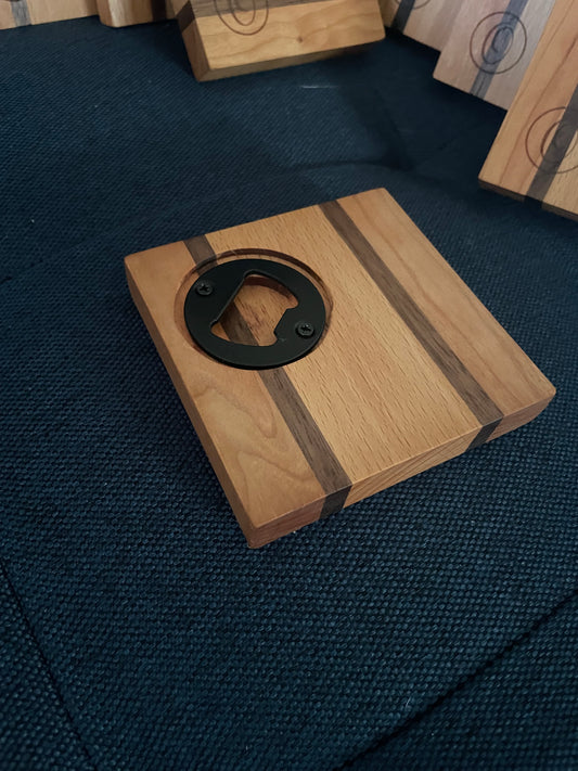 Maple and Walnut Coasters