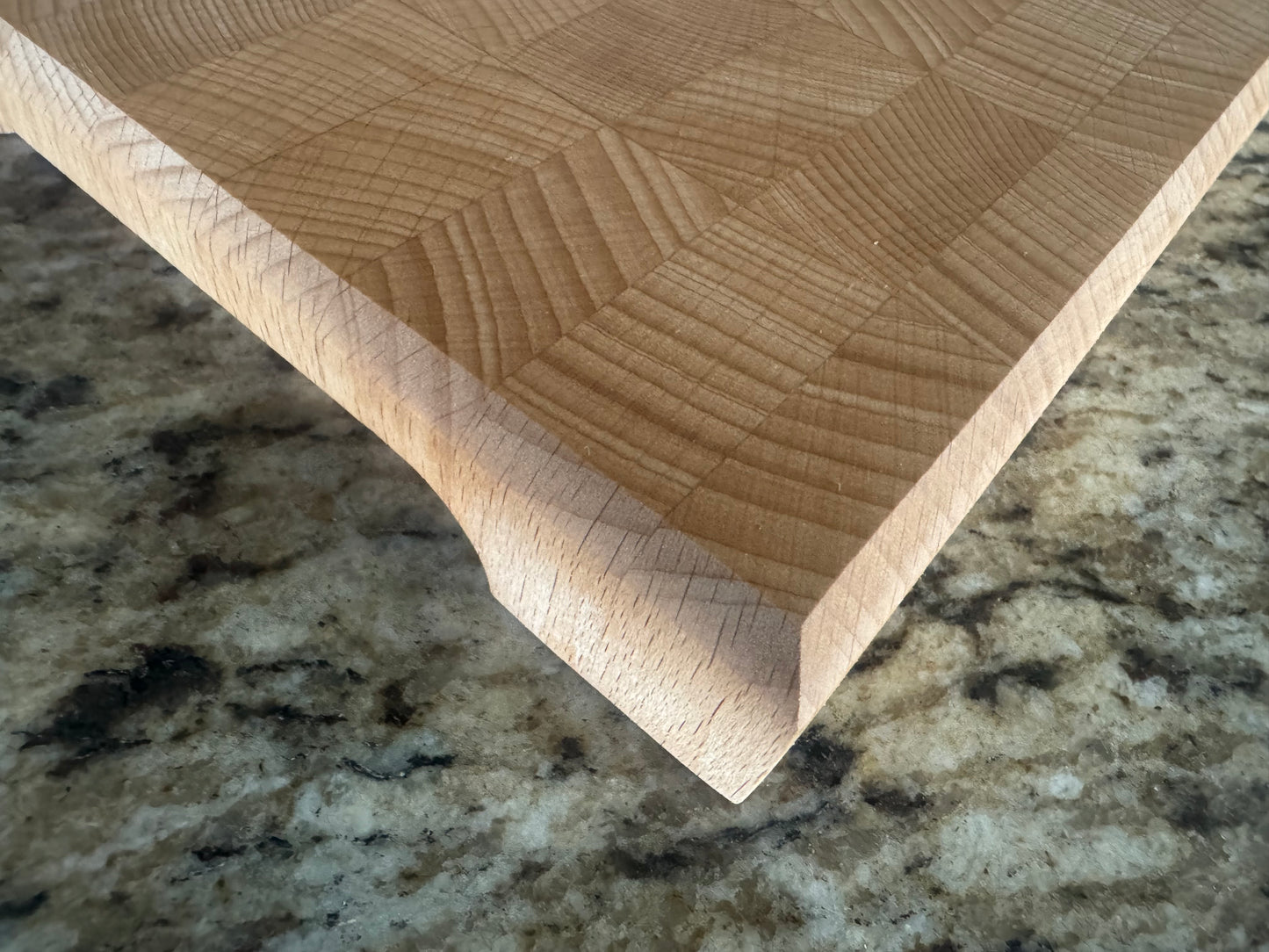 Handmade Cherry End Grain Prep Cutting Board (Medium)