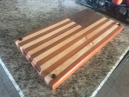 Handmade American Flag Cutting Board