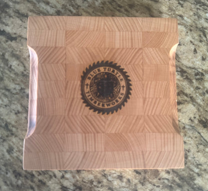 Handmade Cherry End Grain Garnish Cutting Board (Mini)
