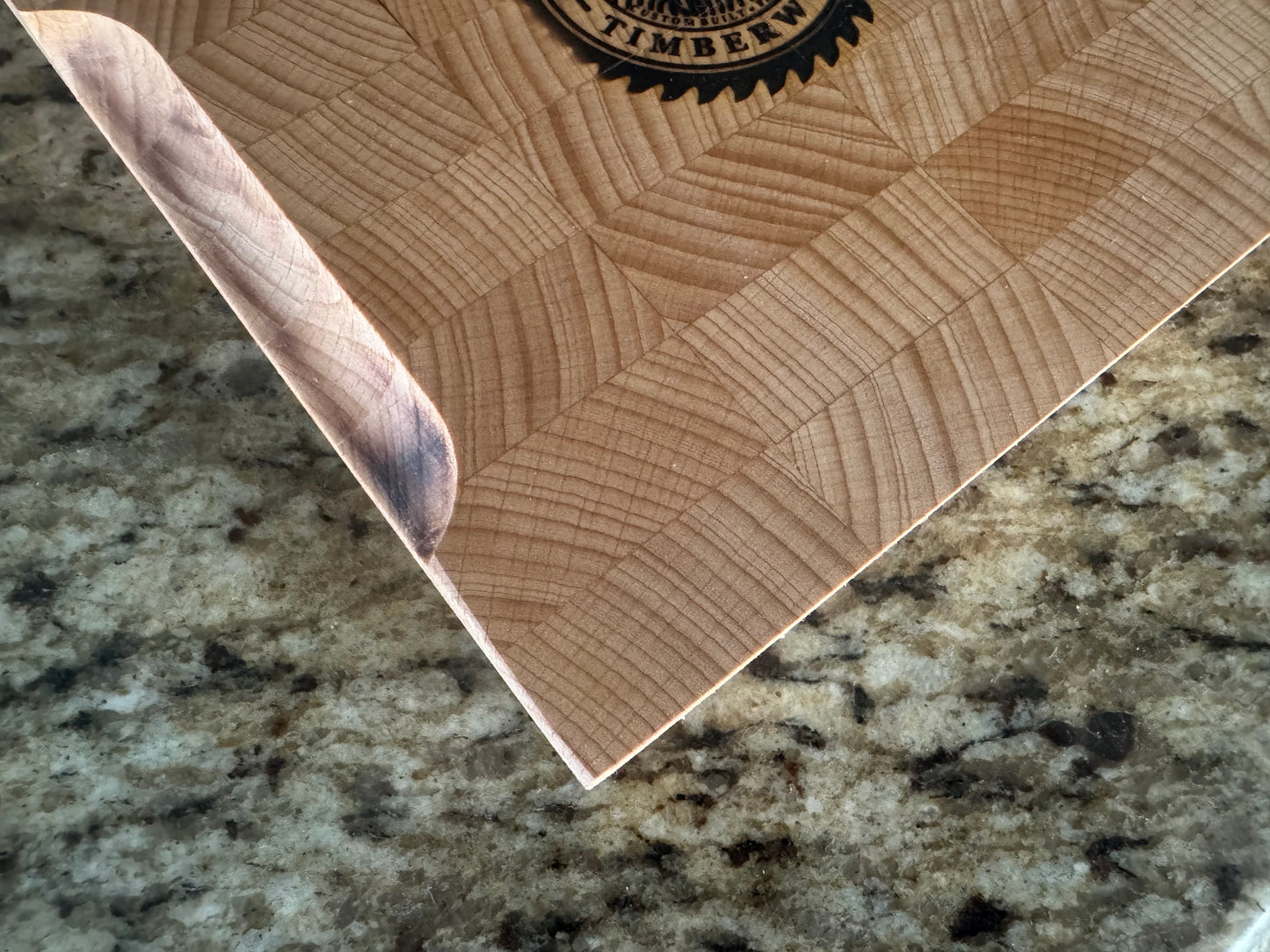 Handmade Cherry End Grain Garnish Cutting Board (Mini)